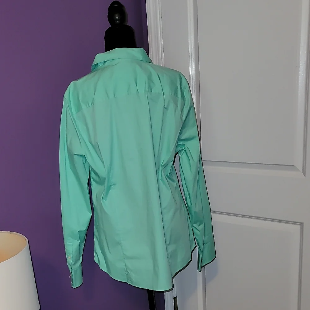 J. Crew Light Green Button-Down Shirt Sz: XLarge